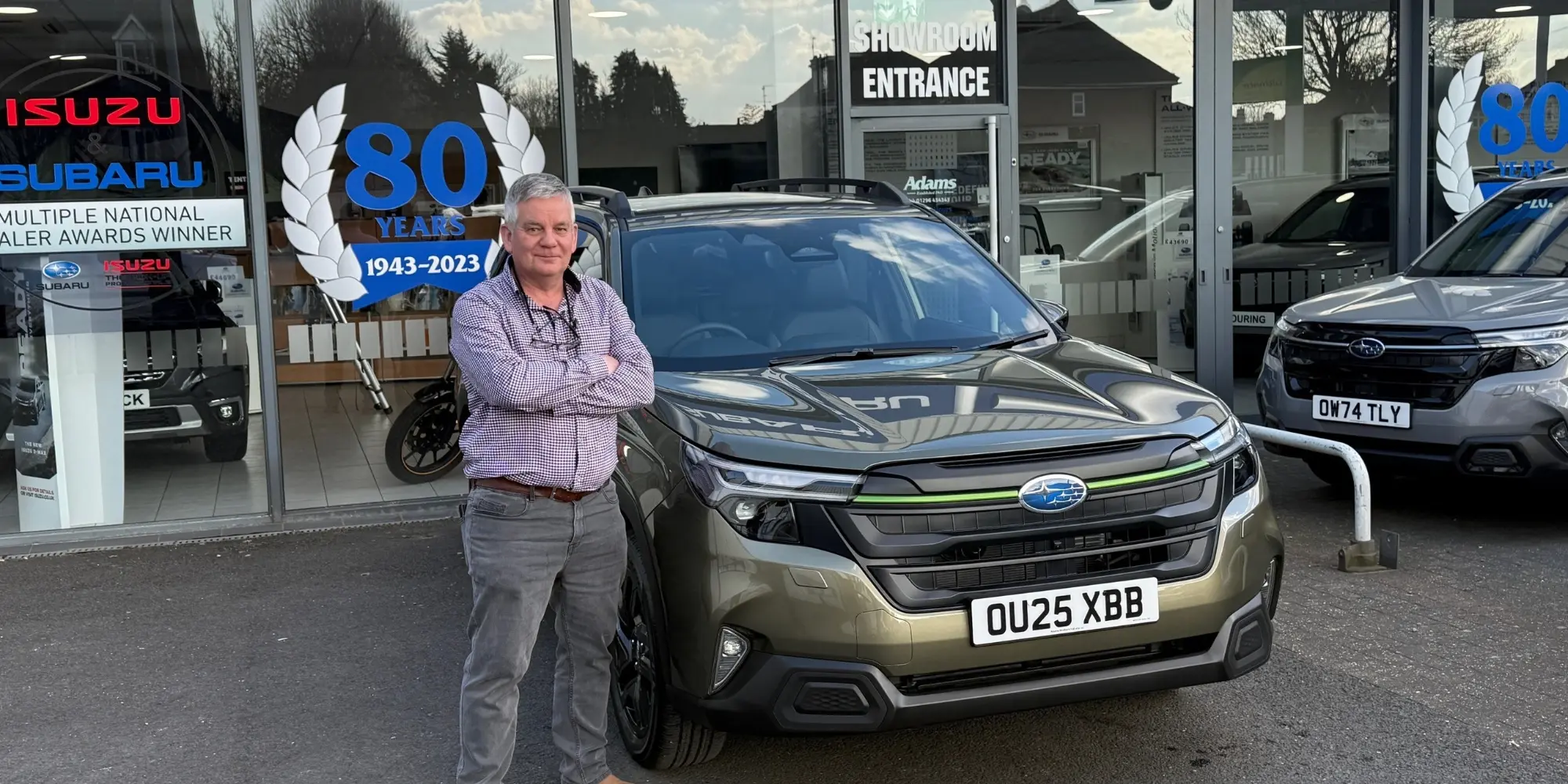 Loyal customer takes home 26th Subaru