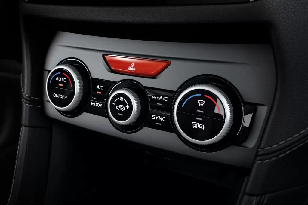 Dual-zone automatic air conditioning